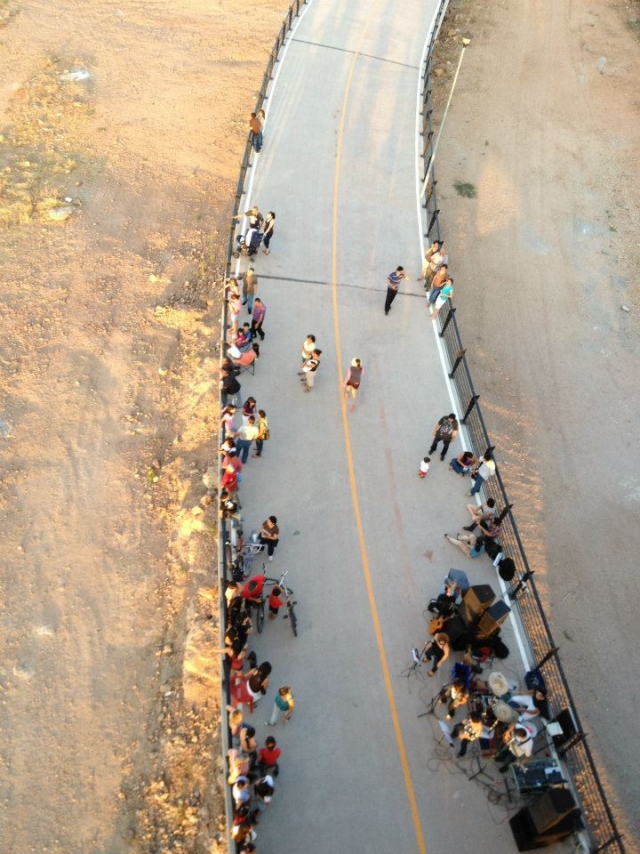 Pista de senderismo y ciclista